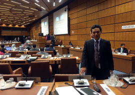 写真2:国連腐敗防止条約第6回防止措置作業部会