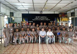 写真1:ミャンマー刑務所運営改善支援